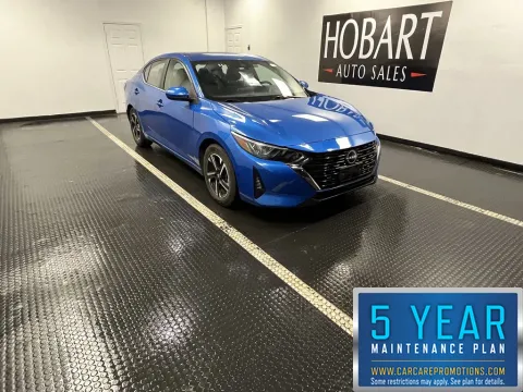 Blue 2024 Nissan Sentra SV for sale in Hobart, IN