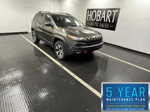 Green 2015 Jeep Cherokee Trailhawk for sale in Hobart, IN