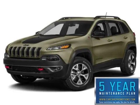 Green 2015 Jeep Cherokee Trailhawk for sale in Hobart, IN