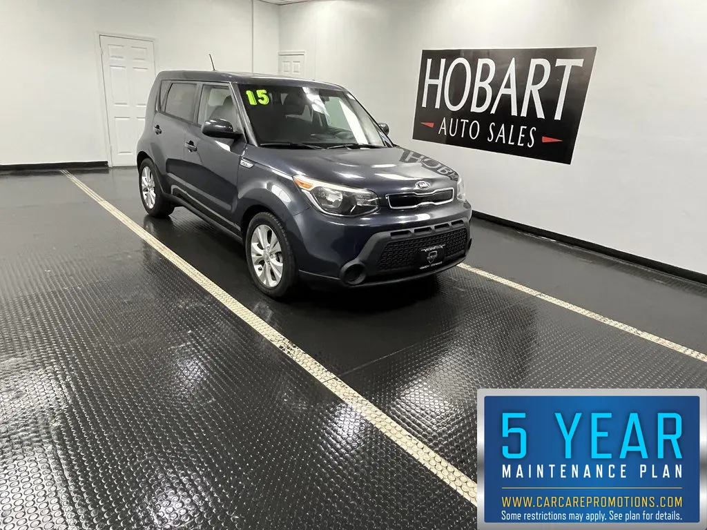 Blue 2015 Kia Soul + for sale in Hobart, IN