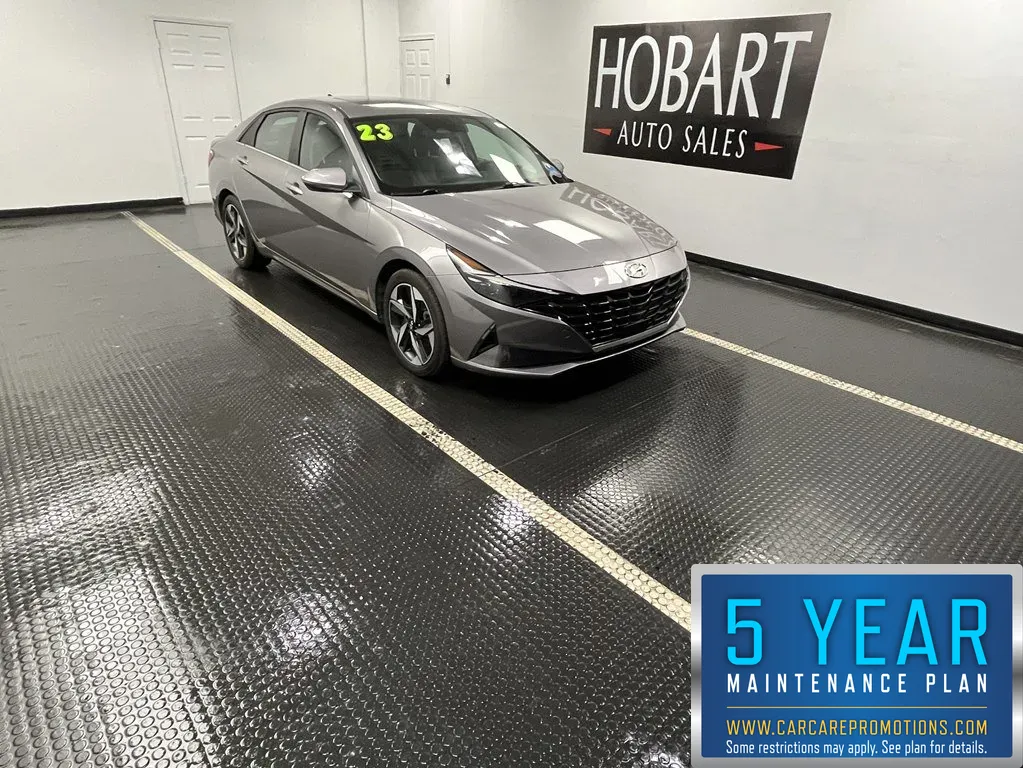 Gray 2023 Hyundai Elantra Limited for sale in Hobart, IN