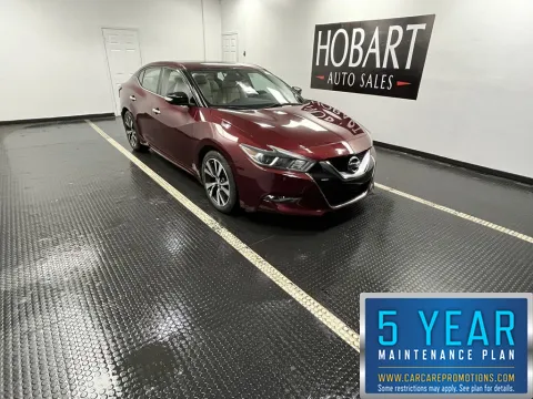 Red 2017 Nissan Maxima SV for sale in Hobart, IN