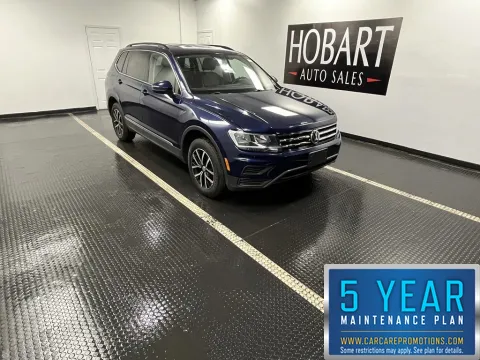 Blue 2021 Volkswagen Tiguan for sale in Hobart, IN