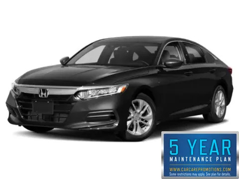 Black 2018 Honda Accord Sedan LX 1.5T for sale in Hobart, IN