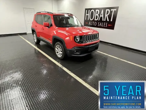 Red 2017 Jeep Renegade Latitude for sale in Hobart, IN