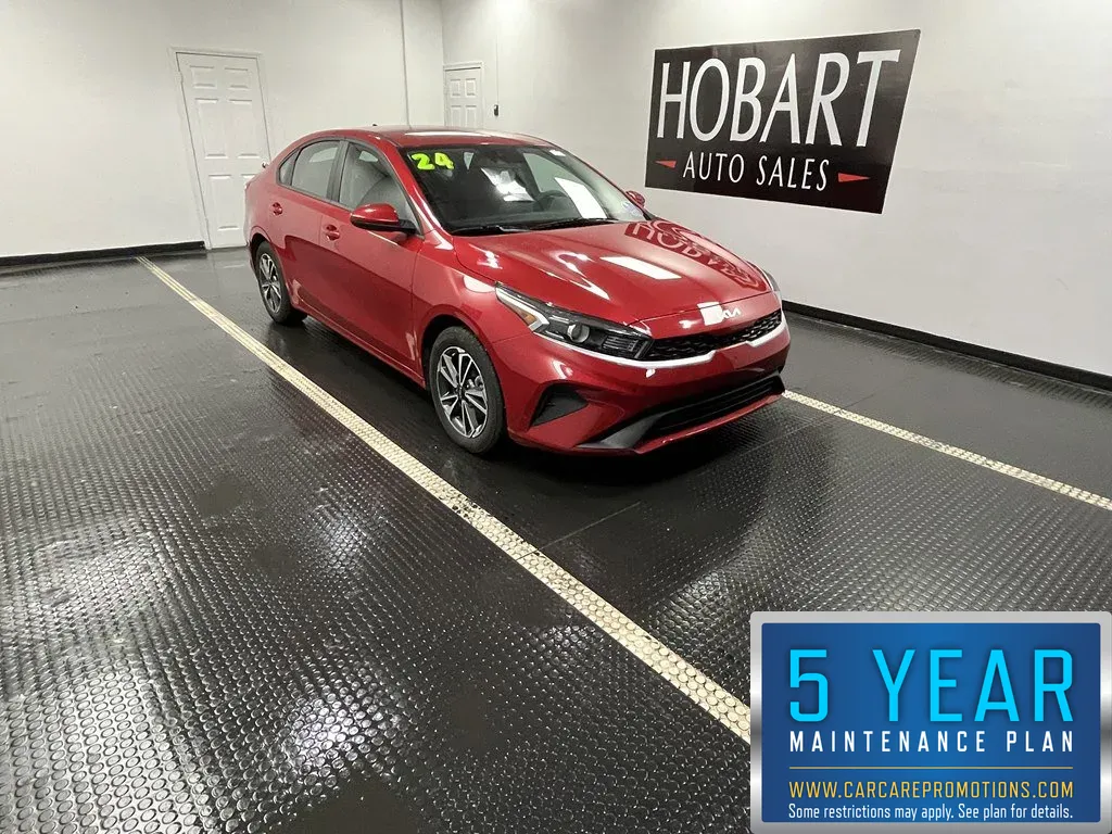 Red 2024 Kia Forte for sale in Hobart, IN