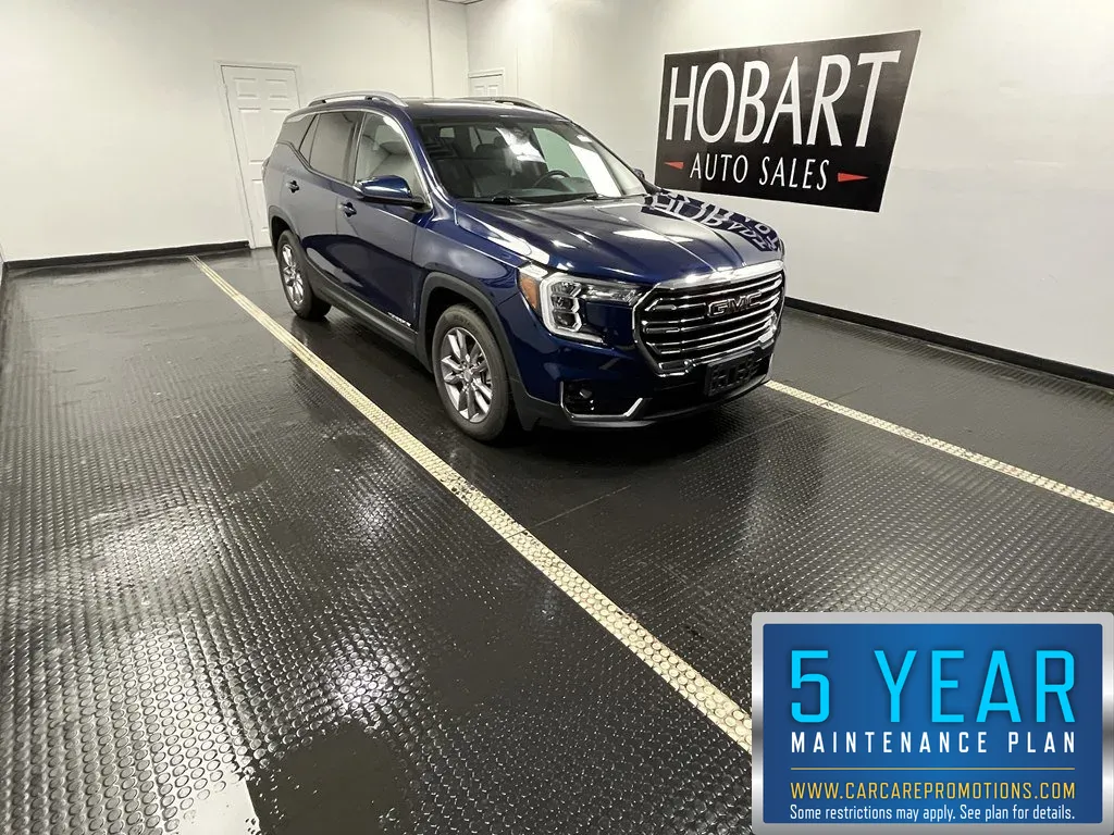 Blue 2023 GMC Terrain SLT for sale in Hobart, IN