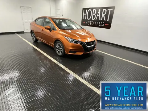 Orange 2021 Nissan Versa SV for sale in Hobart, IN