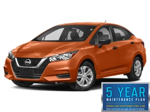 Orange 2021 Nissan Versa SV for sale in Hobart, IN