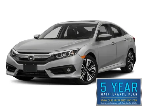 Silver 2018 Honda Civic Sedan EX-L for sale in Hobart, IN