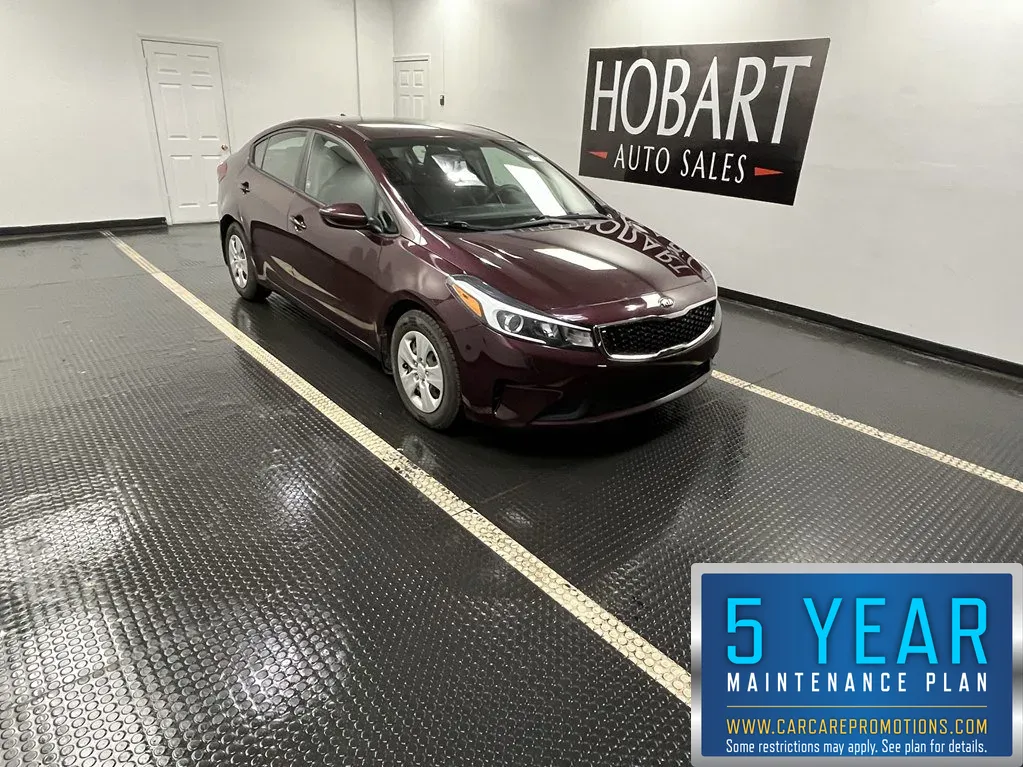 Red 2018 Kia Forte LX for sale in Hobart, IN