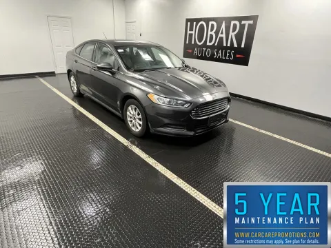 Gray 2015 Ford Fusion S for sale in Hobart, IN