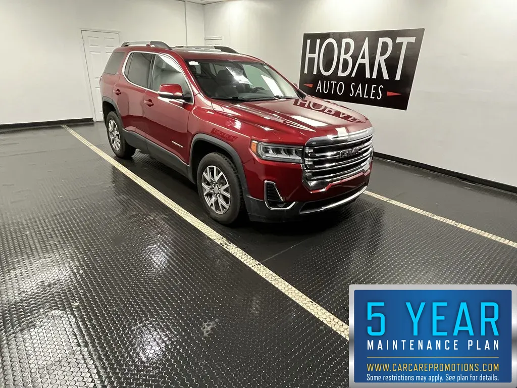 Red 2020 GMC Acadia SLT for sale in Hobart, IN