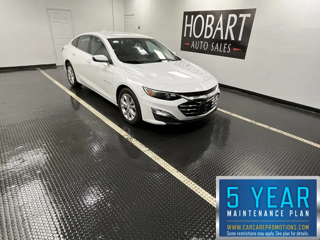 White 2022 Chevrolet Malibu LT for sale in Hobart, IN