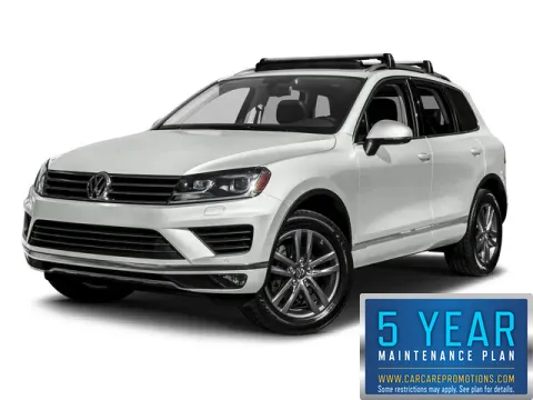 Black 2017 Volkswagen Touareg Wolfsburg Edition for sale in Hobart, IN