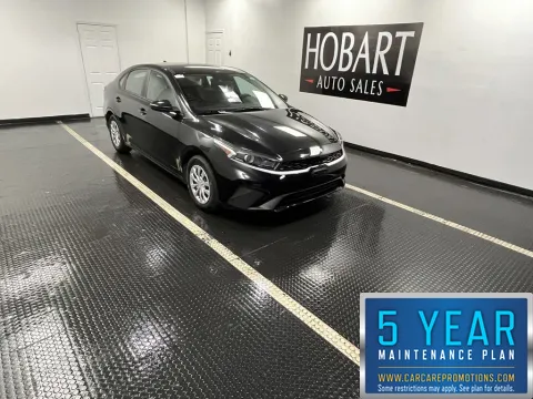 Black 2023 Kia Forte for sale in Hobart, IN