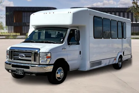 Another view of 2019 Ford E450 for sale in Fontana, CA at Master's Transportation - Los Angeles