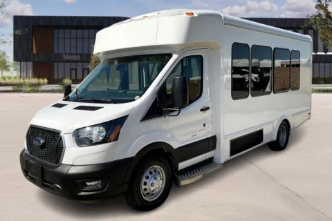 Another view of 2024 Ford Transit for sale in Fontana, CA at Master's Transportation - Los Angeles