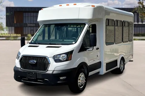 Another view of 2024 Ford Transit for sale in Fontana, CA at Master's Transportation - Los Angeles