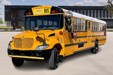 Another view of 2024 IC Bus INTEGRATED CE S BUS for sale in Fontana, CA at Master's Transportation - Los Angeles