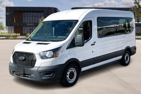 Another view of 2023 Ford Transit for sale in Fontana, CA at Master's Transportation - Los Angeles