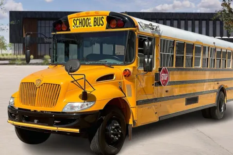 Another view of 2024 IC Bus CE for sale in Fontana, CA at Master's Transportation - Los Angeles