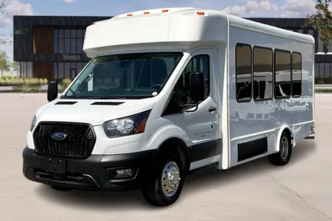 Another view of 2023 Ford Transit for sale in Fontana, CA at Master's Transportation - Los Angeles