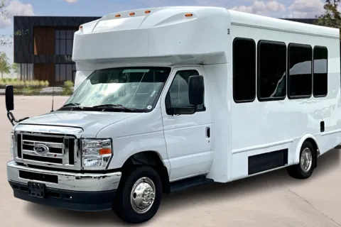 Another view of 2023 Ford E450 for sale in Wood River, IL at Master's Transportation - St. Louis