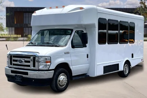 Another view of 2023 Ford E450 for sale in Orlando, FL at Master's Transportation - Orlando