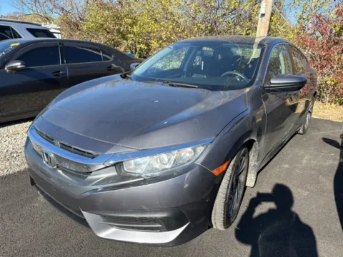 Red 2016 Honda Civic EX for sale in Grove City, OH