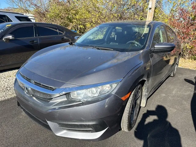 Red 2016 Honda Civic EX for sale in Grove City, OH