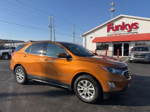 Orange 2018 Chevrolet Equinox LT for sale in Grove City, OH