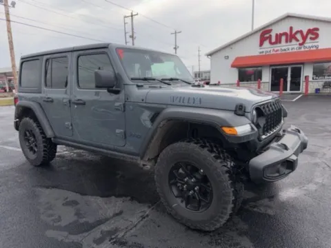 Gray 2025 Jeep Wrangler Willys 4xe for sale in Grove City, OH