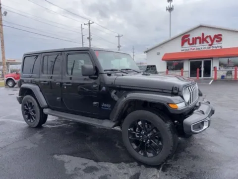 Black 2025 Jeep Wrangler Sahara 4xe for sale in Grove City, OH