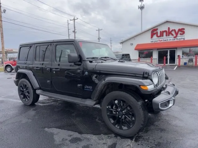 Black 2025 Jeep Wrangler Sahara 4xe for sale in Grove City, OH
