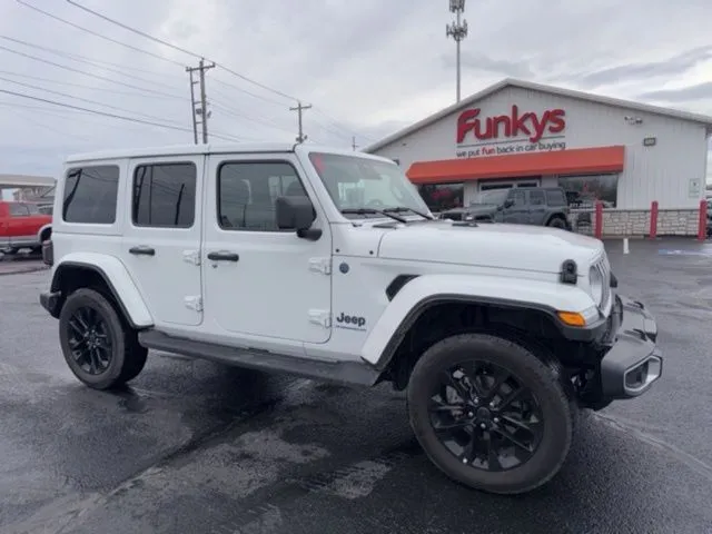 White 2025 Jeep Wrangler Sahara 4xe for sale in Grove City, OH