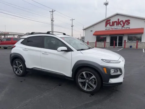 White 2021 Hyundai Kona Limited for sale in Grove City, OH