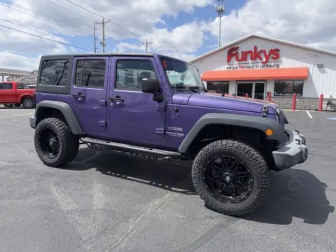 Purple 2018 Jeep Wrangler JK Unlimited Sport for sale in Grove City, OH
