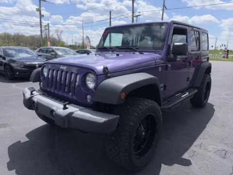 Another view of 2018 Jeep Wrangler JK Unlimited Sport for sale in Grove City, OH at Funky's Automotive - A division of ETC Auto Group