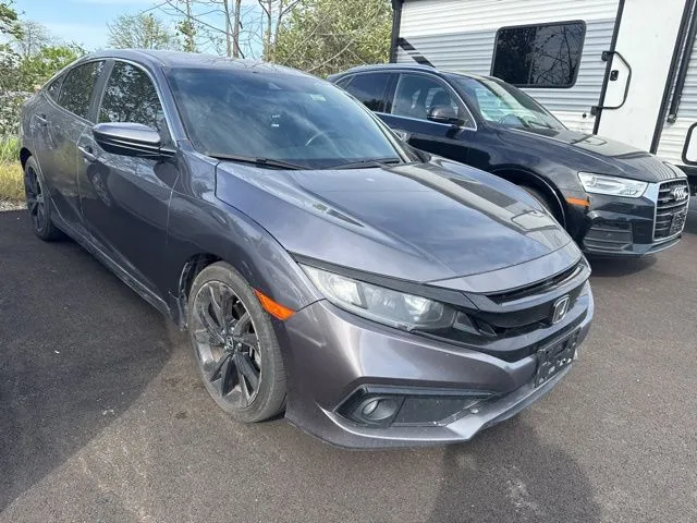 Beige 2018 Honda Civic Sport for sale in Grove City, OH