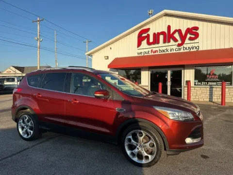 Orange 2014 Ford Escape Titanium for sale in Grove City, OH