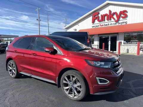 Red 2017 Ford Edge Sport for sale in Grove City, OH