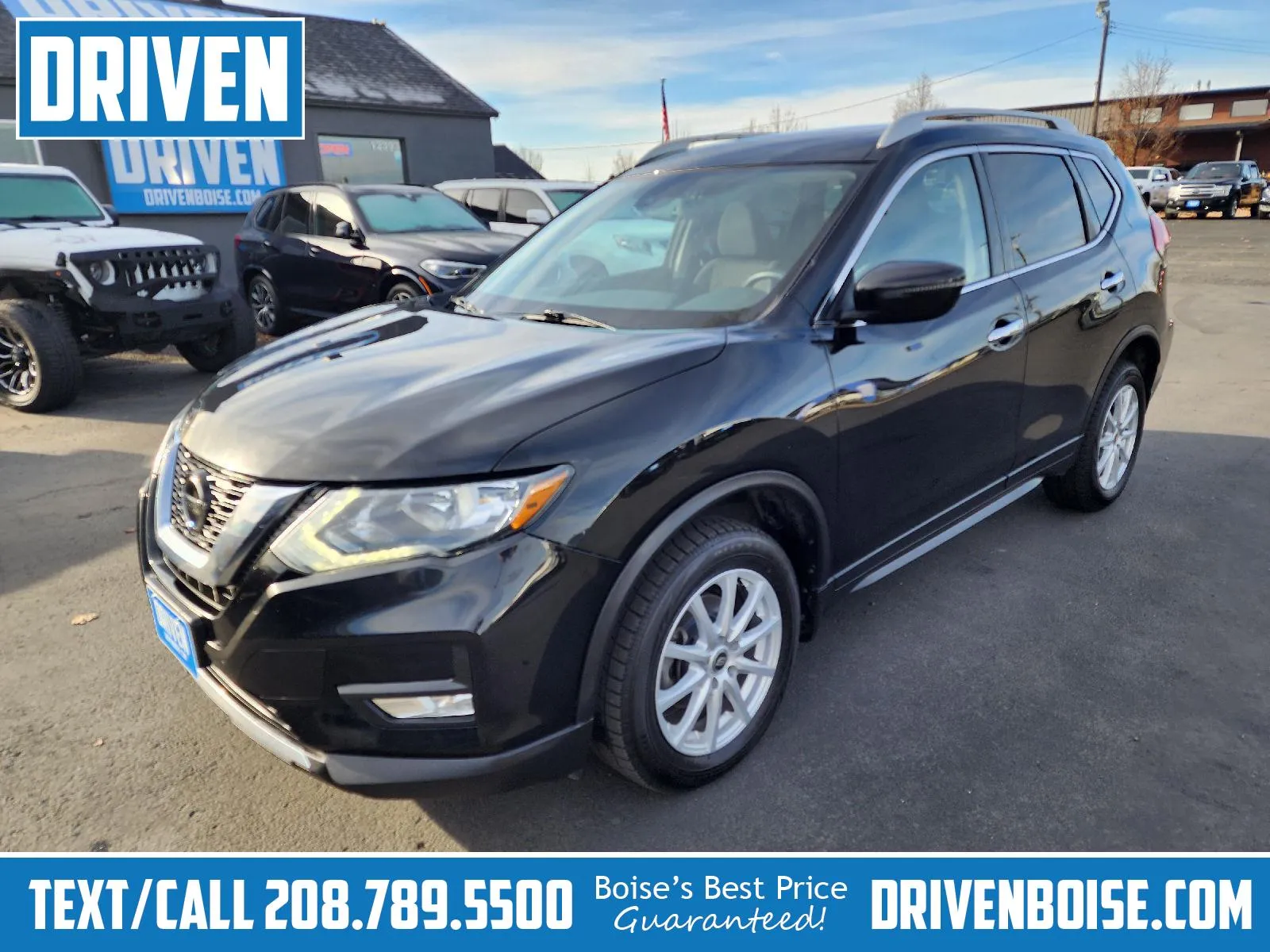 Black 2019 Nissan Rogue SV for sale in Boise, ID