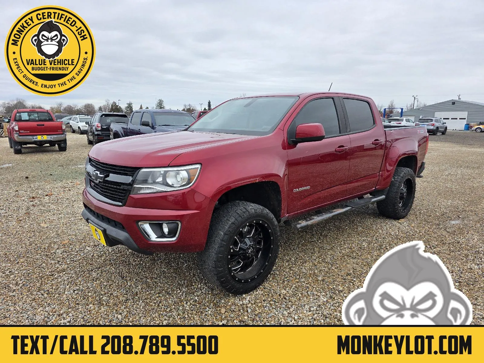 Red 2017 Chevrolet Colorado 4WD Z71 for sale in Boise, ID