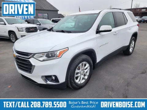 White 2019 Chevrolet Traverse LT Leather for sale in Boise, ID