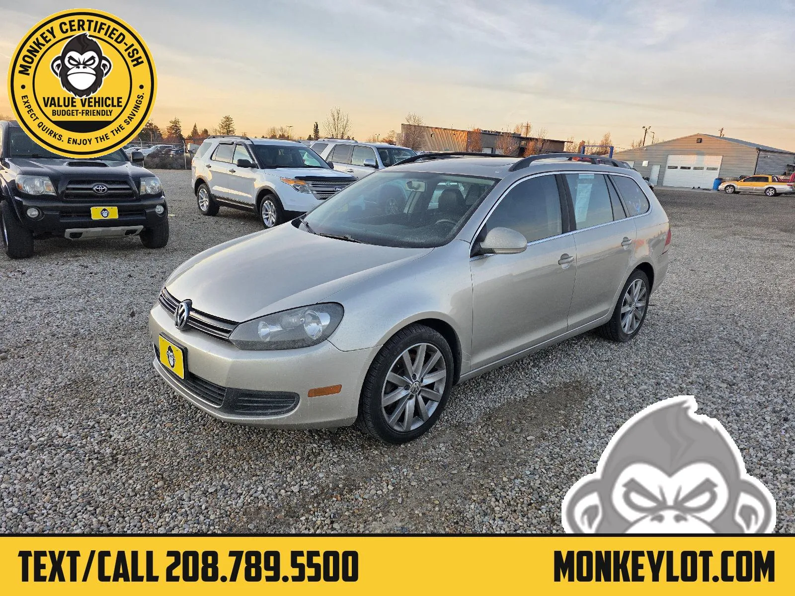 Silver 2014 Volkswagen Jetta SportWagen TDI w/Sunroof for sale in Boise, ID