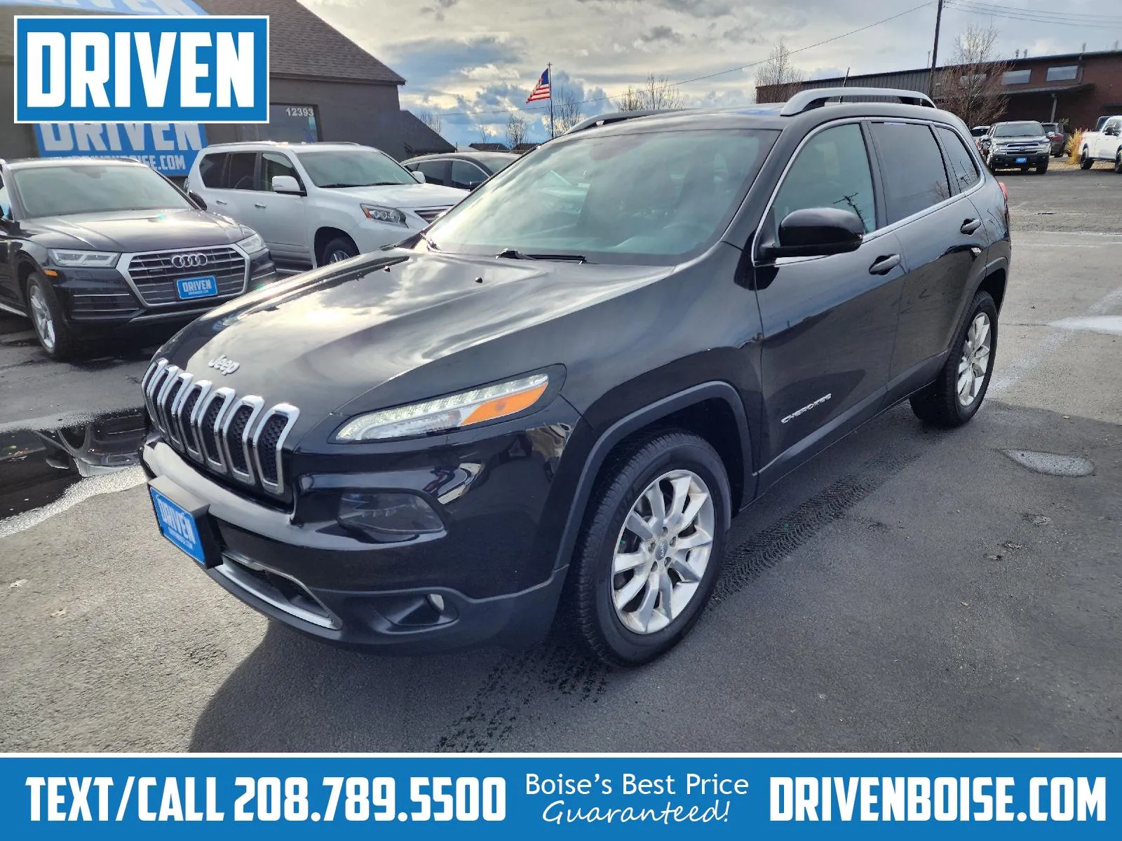 Black 2016 Jeep Cherokee Limited for sale in Boise, ID