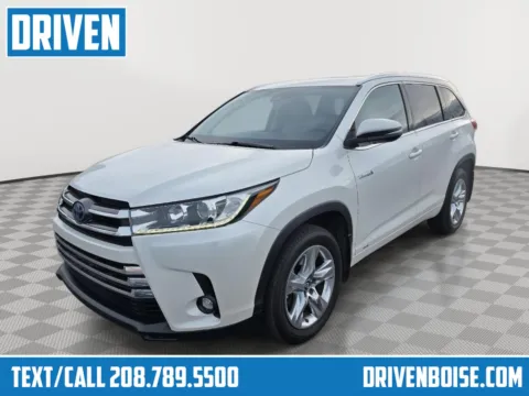 White 2019 Toyota Highlander Hybrid Limited for sale in Boise, ID