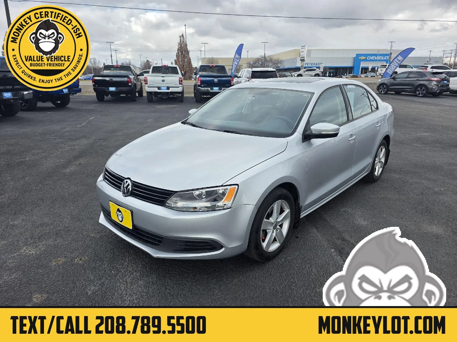 Silver 2012 Volkswagen Jetta Sedan TDI w/Premium for sale in Boise, ID