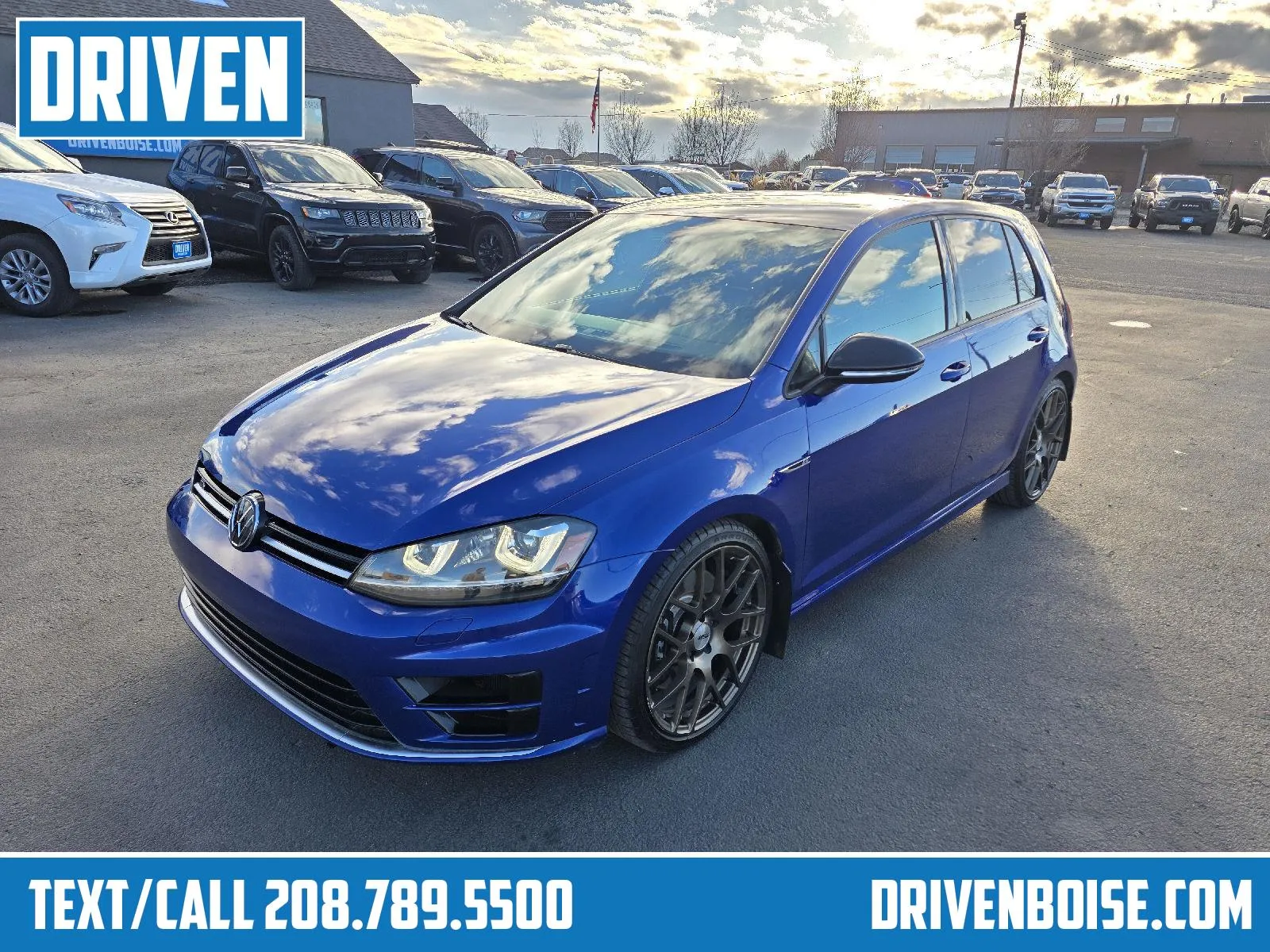 Blue 2016 Volkswagen Golf R Hatchback Sedan 4D for sale in Boise, ID